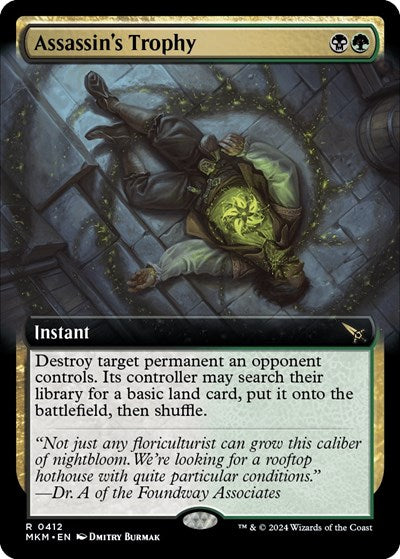 Assassin's Trophy (Extended Art) (Murders at Karlov Manor) Near Mint Foil