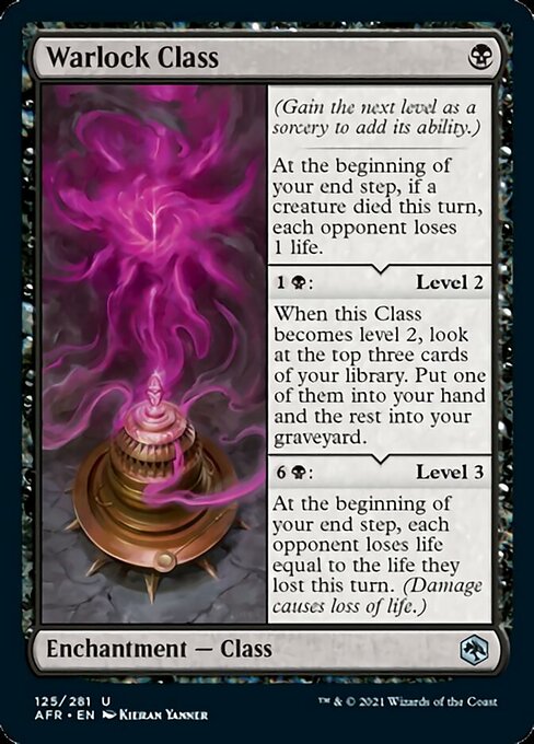 Warlock Class (Adventures in the Forgotten Realms) Light Play Foil