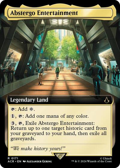 Abstergo Entertainment (Extended Art) (Universes Beyond: Assassin's Creed) Light Play
