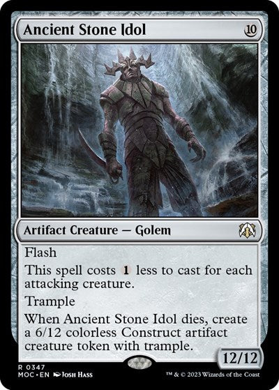 Ancient Stone Idol (Commander: March of the Machine) Light Play