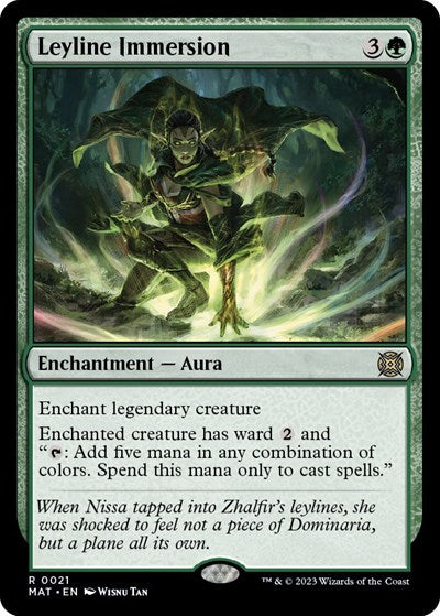 Leyline Immersion (March of the Machine: The Aftermath) Near Mint Foil
