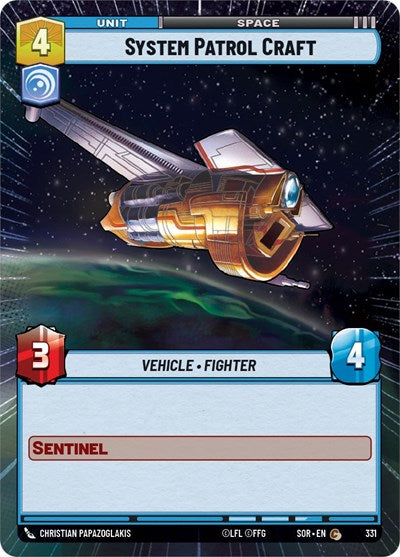 System Patrol Craft (Hyperspace) (Spark of Rebellion) Near Mint