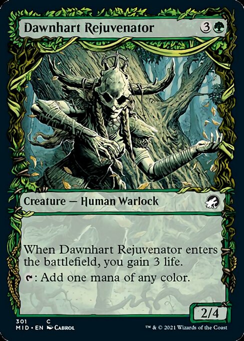 Dawnhart Rejuvenator (Showcase) (Innistrad: Midnight Hunt) Light Play