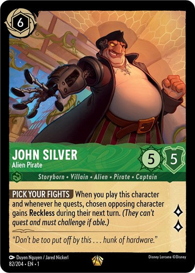 John Silver (The First Chapter) Near Mint Cold Foil