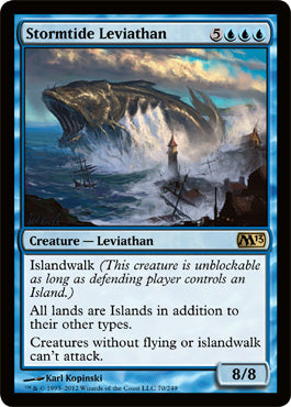 Stormtide Leviathan (Magic 2013 Core Set) Light Play Foil