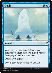 Gush (Duel Decks Anthology: Jace vs Chandra) Light Play