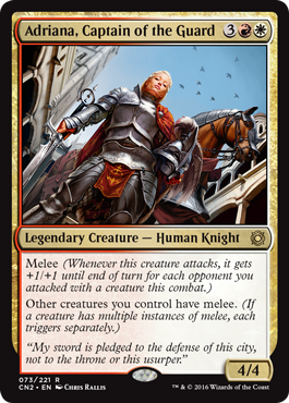 Adriana, Captain of the Guard (Conspiracy: Take the Crown) Medium Play Foil