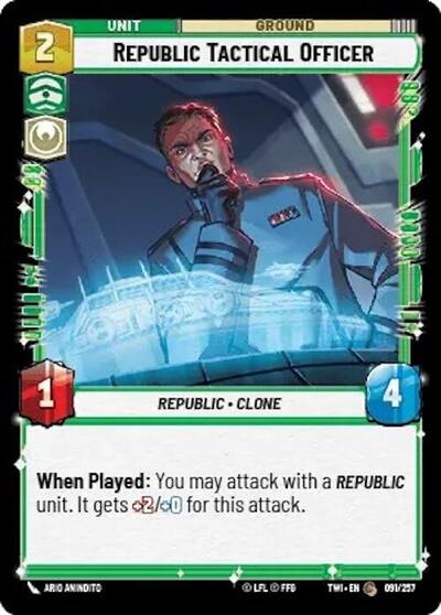 Republic Tactical Officer (Twilight of the Republic) Near Mint