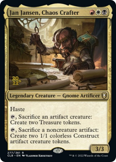 Jan Jansen, Chaos Crafter (Promos: Prerelease Cards) Light Play Foil