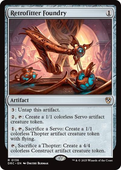 Retrofitter Foundry (Commander: Aetherdrift) Near Mint