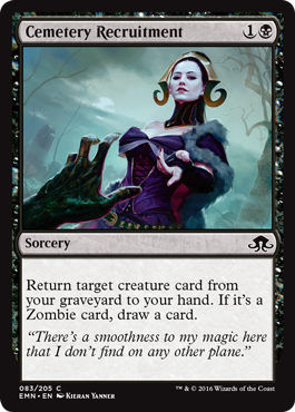 Cemetery Recruitment (Eldritch Moon) Near Mint