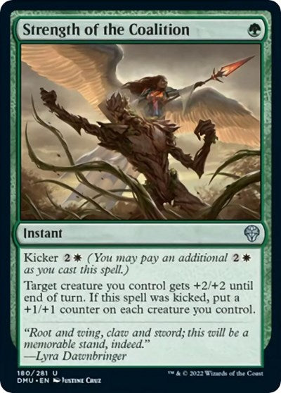 Strength of the Coalition (Dominaria United) Medium Play Foil