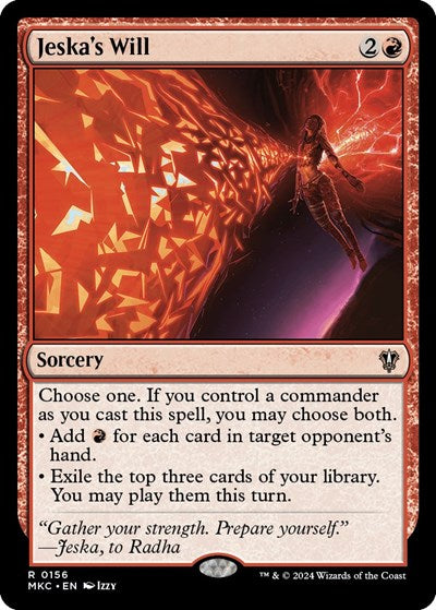 Jeska's Will (Commander: Murders at Karlov Manor) Near Mint