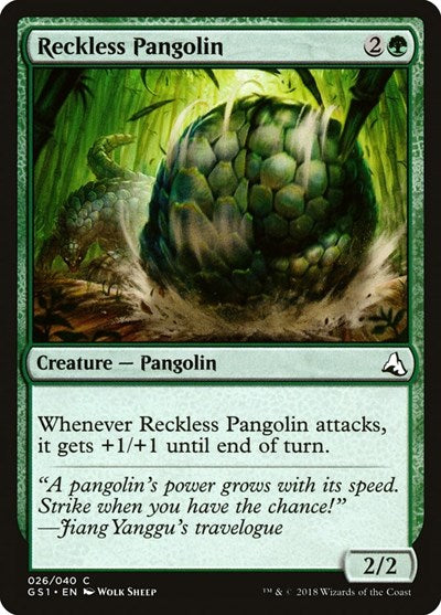 Reckless Pangolin (Global Series Jiang Yanggu & Mu Yanling) Light Play