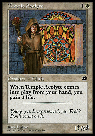 Temple Acolyte (Portal Second Age) Near Mint