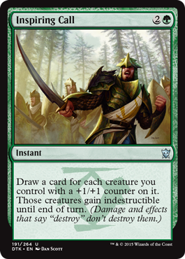 Inspiring Call (Dragons of Tarkir) Medium Play