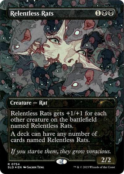 Relentless Rats (754) (Secret Lair) Near Mint Foil