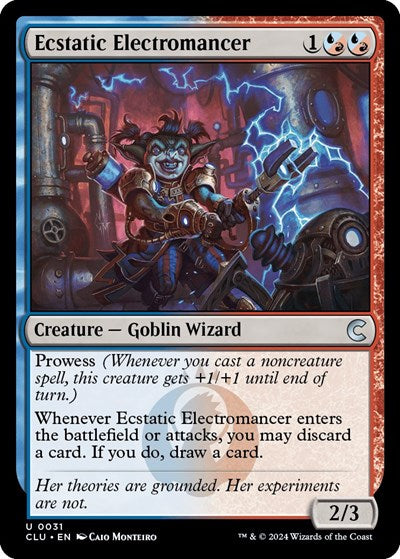 Ecstatic Electromancer (Ravnica: Clue Edition) Light Play