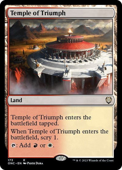 Temple of Triumph (Commander: Phyrexia: All Will Be One) Near Mint
