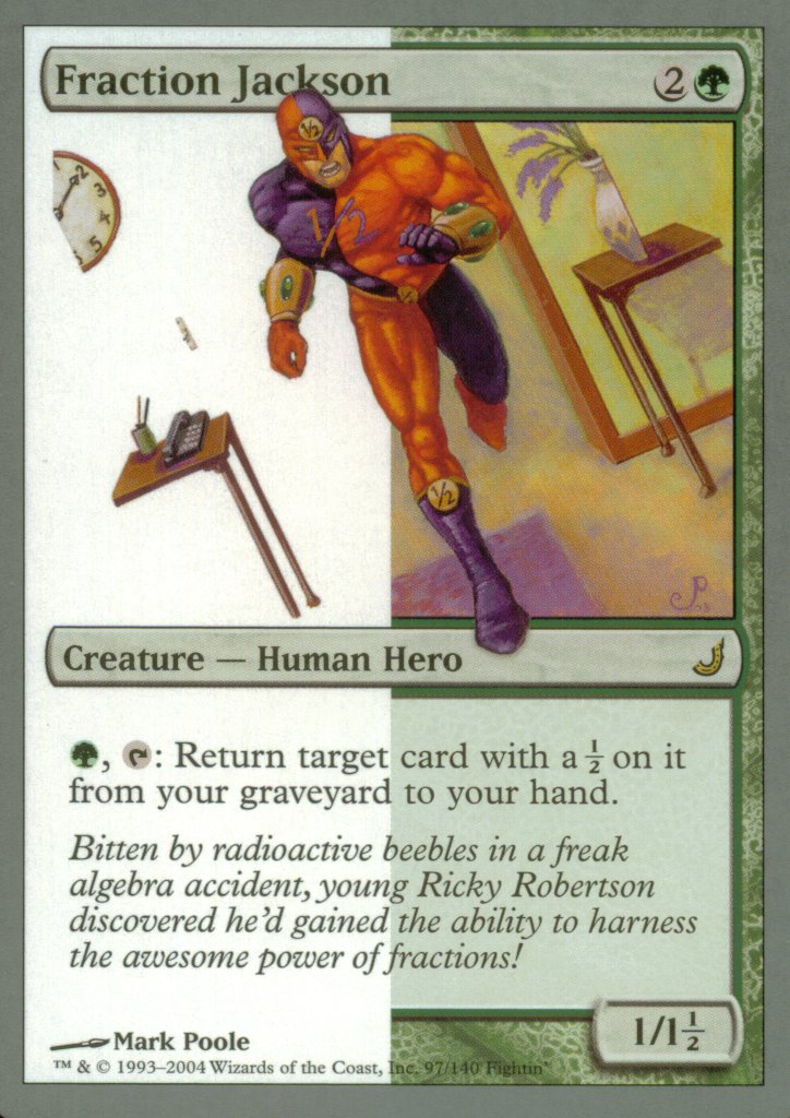 Fraction Jackson (Unhinged) Near Mint Foil