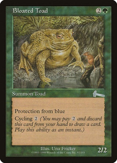 Bloated Toad (Urza's Legacy) Medium Play