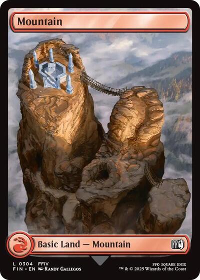 Mountain (0304) (Universes Beyond: FINAL FANTASY) Light Play Foil