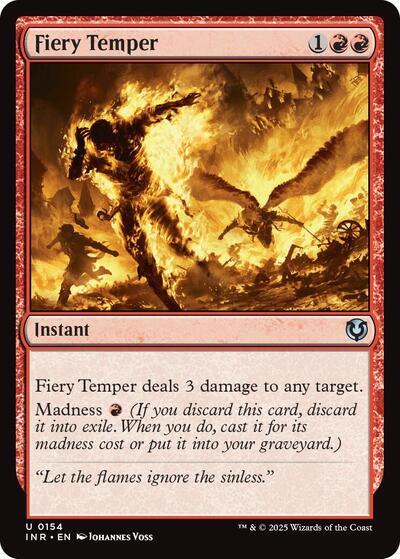 Fiery Temper (Innistrad Remastered) Near Mint