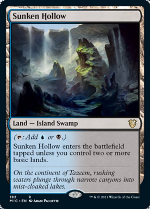 Sunken Hollow (Commander 2021 Midnight Hunt) Medium Play