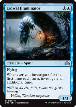 Erdwal Illuminator (Shadows Over Innistrad) Medium Play Foil