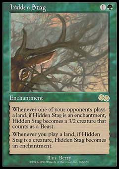 Hidden Stag (Urza's Saga) Near Mint