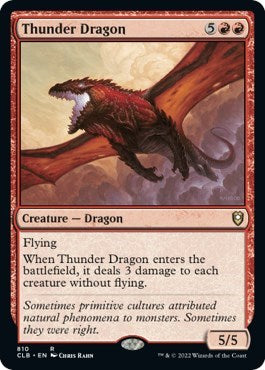 Thunder Dragon (Commander Legends: Battle for Baldur's Gate) Near Mint