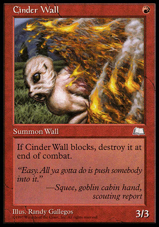Cinder Wall (Weatherlight) Medium Play