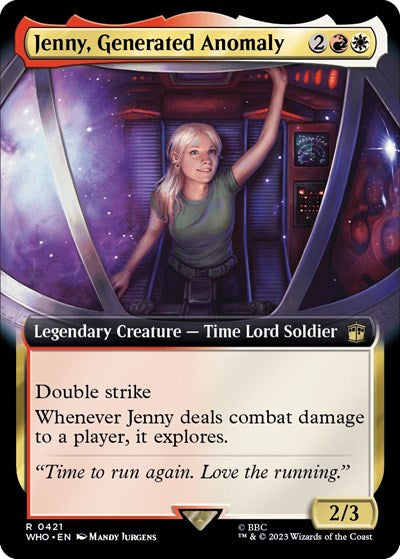 Jenny, Generated Anomaly (Extended Art) (Universes Beyond: Doctor Who) Near Mint