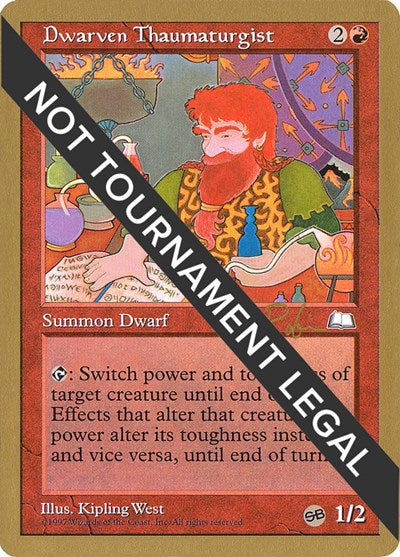 Dwarven Thaumaturgist - 1998 Ben Rubin (WTH) (SB) (World Championship Decks) Light Play