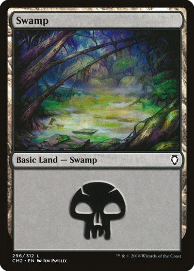 Swamp (296) (Commander Anthology Volume II) Light Play