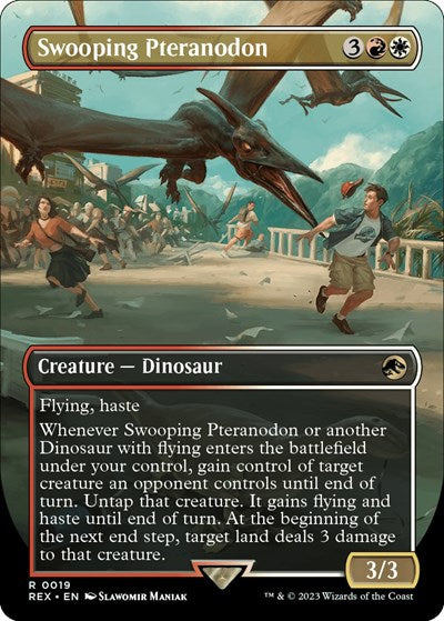 Swooping Pteranodon (Borderless) (Universes Beyond: Jurassic World Collection) Near Mint