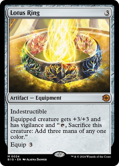 Lotus Ring (Outlaws of Thunder Junction: The Big Score) Medium Play Foil