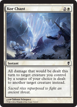 Kor Chant (Conspiracy) Light Play Foil