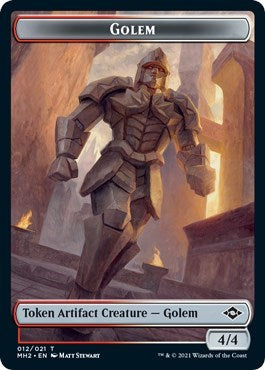 Golem Token (Modern Horizons 2) Light Play