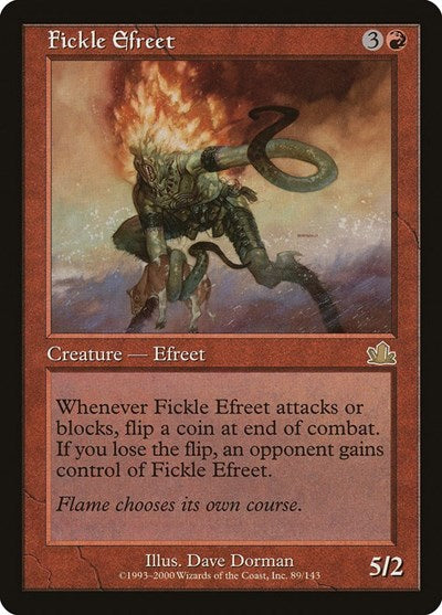 Fickle Efreet (Prophecy) Medium Play
