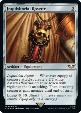 Inquisitorial Rosette (Surge Foil) (Universes Beyond: Warhammer 40K) Near Mint Foil