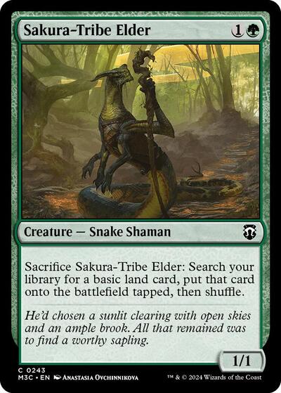 Sakura-Tribe Elder (Ripple Foil) (Commander: Modern Horizons 3) Near Mint Foil