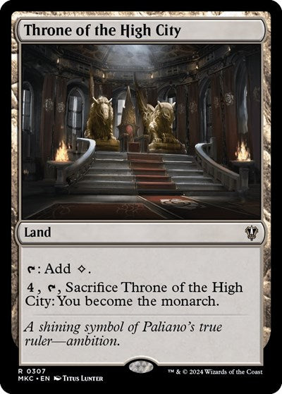 Throne of the High City (Commander: Murders at Karlov Manor) Light Play