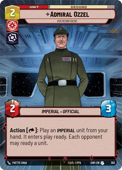 Admiral Ozzel Overconfident (Hyperspace) (Spark of Rebellion) Near Mint