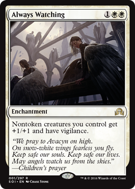 Always Watching (Shadows Over Innistrad) Damaged / Poor