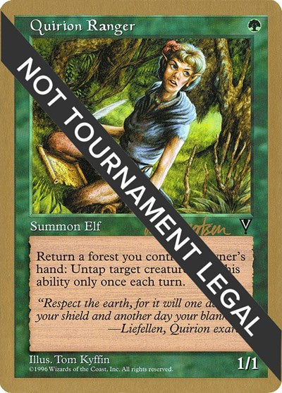 Quirion Ranger - 1997 Svend Geertsen (VIS) (World Championship Decks) Damaged / Poor