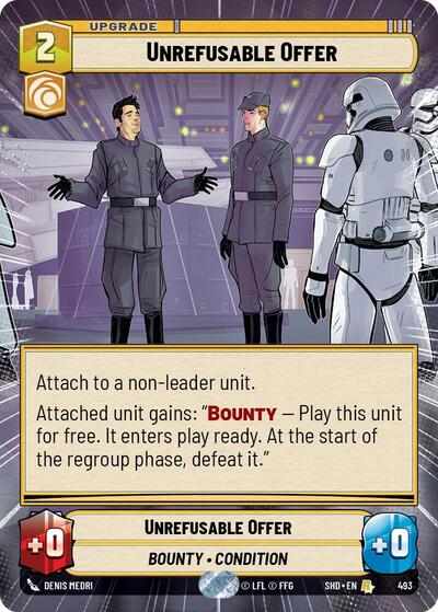 Unrefusable Offer (Hyperspace) (Shadows of the Galaxy) Near Mint Foil