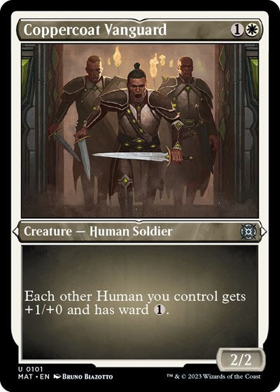 Coppercoat Vanguard (Foil Etched) (March of the Machine: The Aftermath) Near Mint Foil