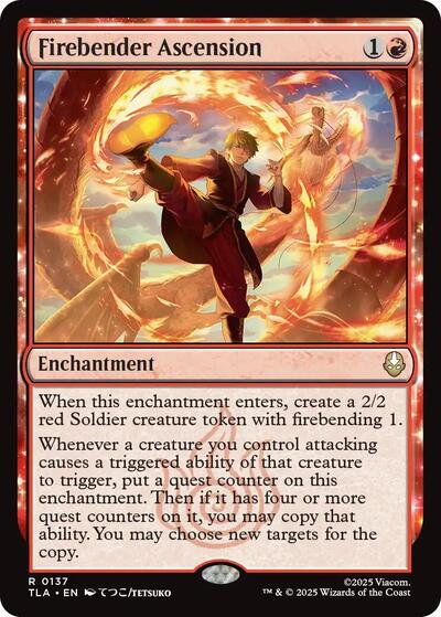 Firebender Ascension (Avatar: The Last Airbender) Near Mint