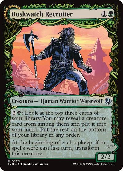 Duskwatch Recruiter (Showcase) (Innistrad Remastered) Light Play